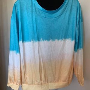 Tie dye long sleeve shirt
